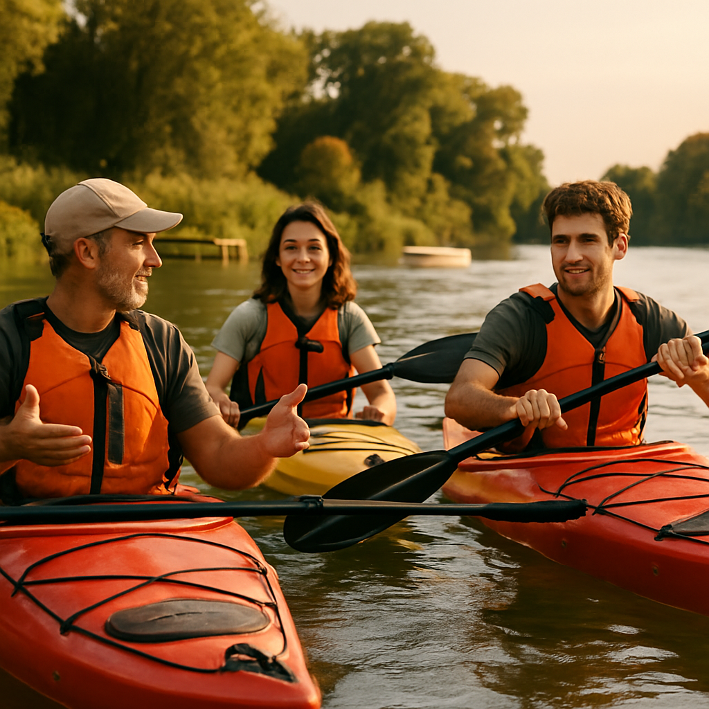Paddelkurs am Rhein – Bootscenter Niederrhein