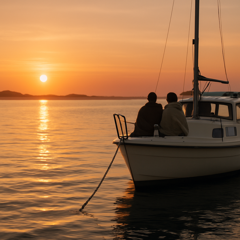 Sundowner-Routen am Meer mit Bootscenter Niederrhein