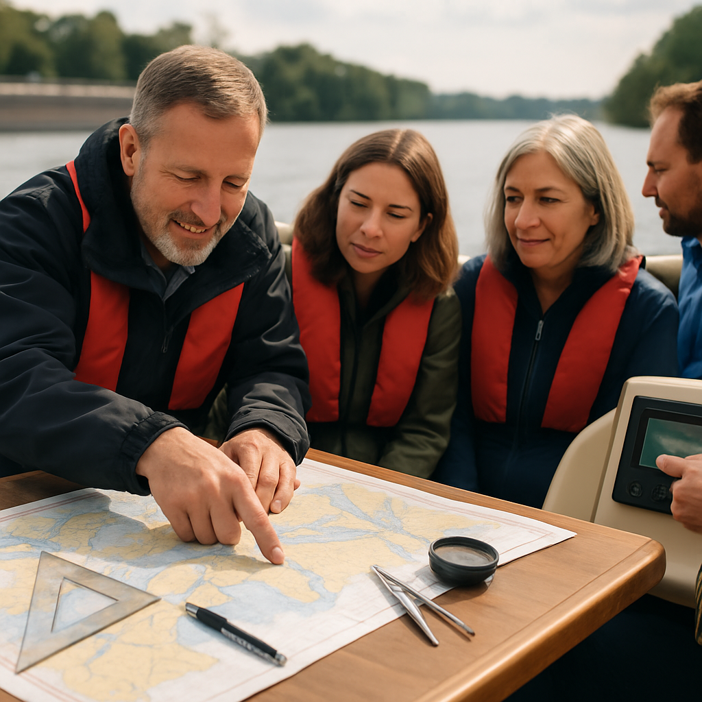 Navigation Kartenkunde Kurs Bootscenter Niederrhein