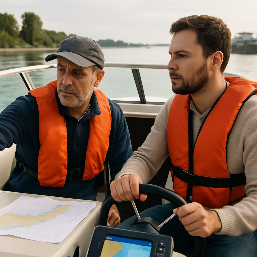 Sportbootführerschein Ausbildung beim Bootscenter Niederrhein